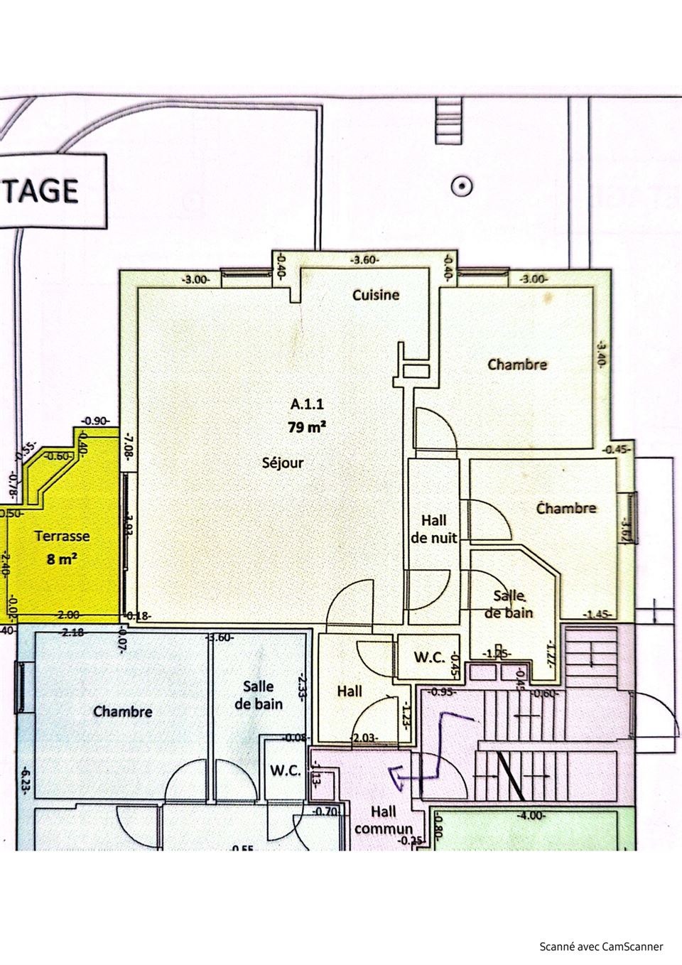 Appartement à BOUGE (2 chambres)