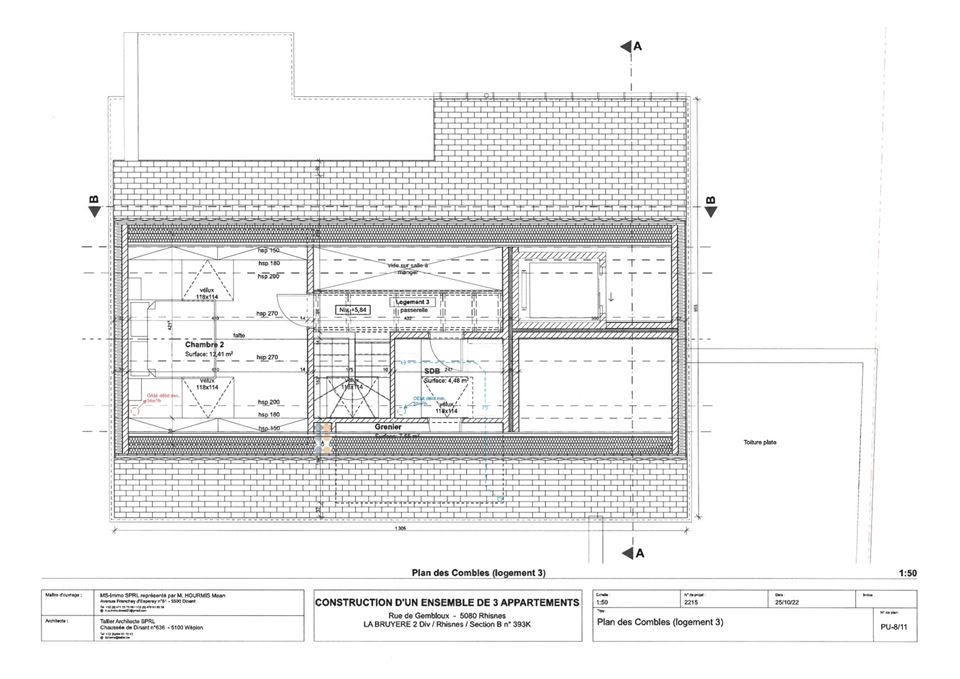 Appartement à RHISNES (3 chambres)