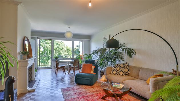 Karaktervol appartement met zicht op groen in Mortsel!