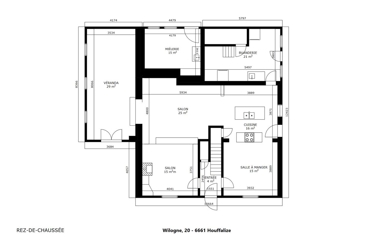 Fermette rénovée sur +- 36a ou + (poss. 5ha 40a)