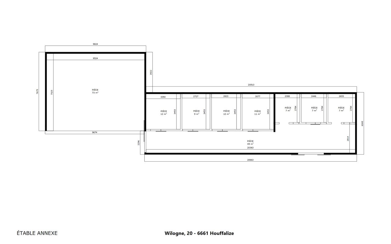 Fermette rénovée sur +- 36a ou + (poss. 5ha 40a)
