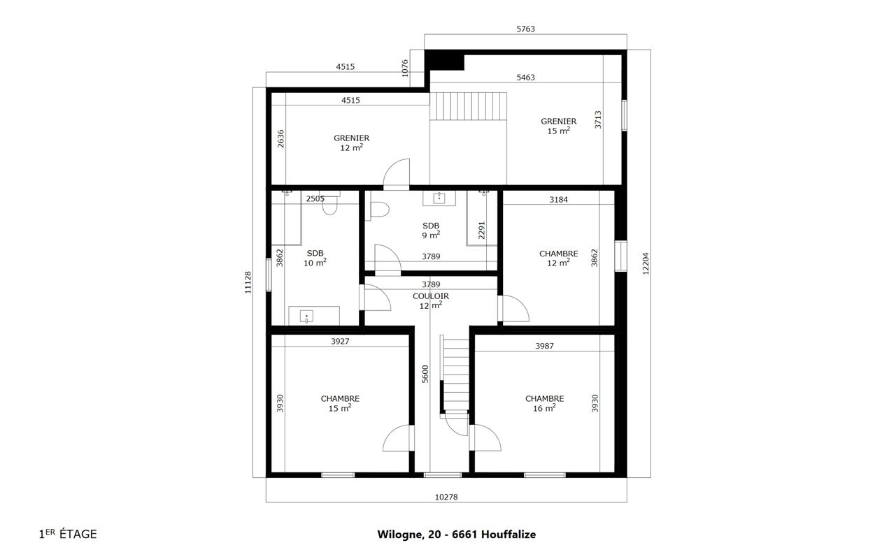 Fermette rénovée sur +- 36a ou + (poss. 5ha 40a)