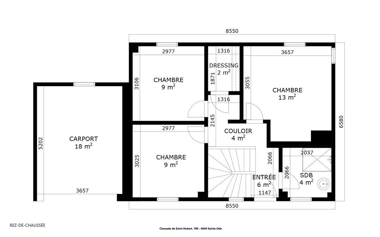 Huis met 4 zuidgerichte gevels