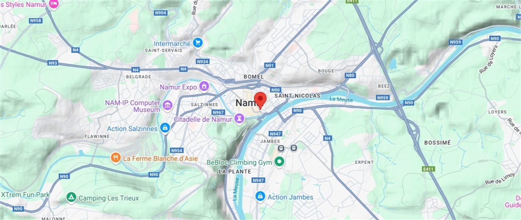 Appartement à Namur (2 chambres)