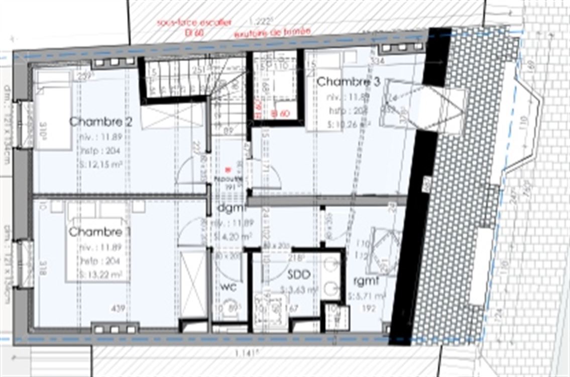 Appartement à NAMUR (3 chambres)