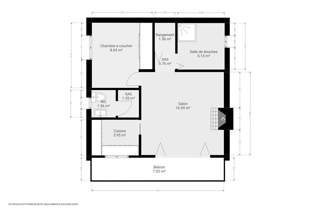 Villa/maison/ferme à RIVIÈRE (1 chambre)